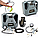 Побутовий безмасляний компресор повітряний валіза-компресор Ferrex 8 Бар 1100 Вт+манометр, фото 3