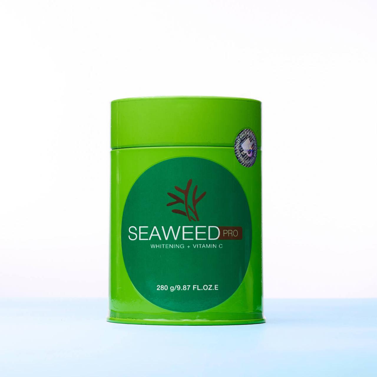 Освітлювальна протипігментна маска для обличчя на основі водоростей Мозука SeaweedPro WHITENING + vitamin C