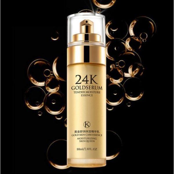 Антивозрастная эмульсия для лица Оne spring 24K Gold Skin Care с коллоидным золотом 80 мл - фото 2 - id-p1988429527