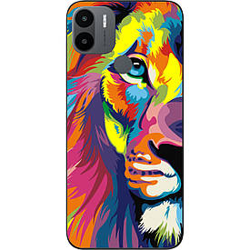 Бампер силіконовий Case для Xiaomi Redmi A2 Plus з малюнком Яскравий лев