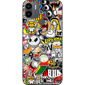 Бампер силіконовий Case для Xiaomi Redmi A2 Plus з малюнком Креатив