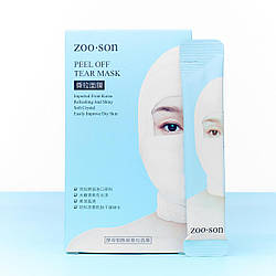 Нічна маска  плівка Zoo:Son Nicotinamide Peal of Mask 4 ml