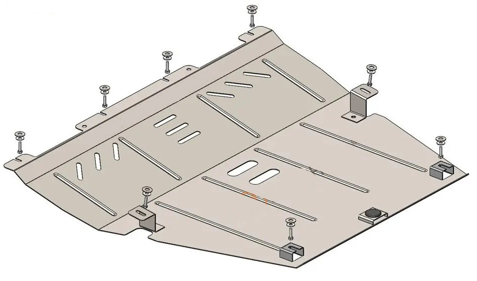 Захист двигуна Chrysler 200 (2014-2016) Кольчуга, фото 1