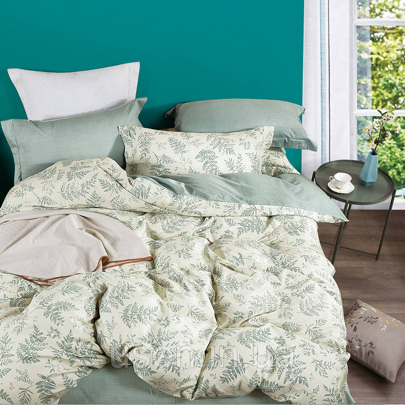 Комплект постільної білизни Vip сатин лайт Тм Love You євро розмір TLG 2311, фото 1