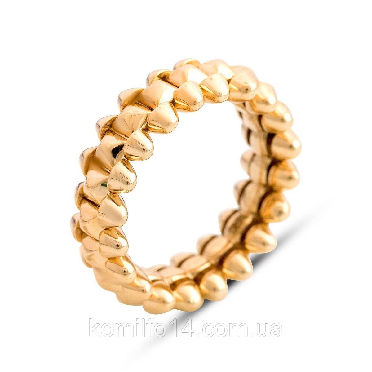 Золоте кільце Amari без каменів (14298001) 18 розмір