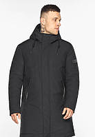 Парка чоловіча зимова Braggart "Arctic" чорна куртка, температурний режим до -22°C