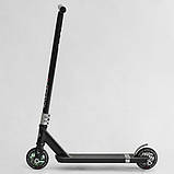 Самокат для трюків Best Scooter N-16180 HIC + Пегі 2 шт Чорний, фото 5