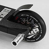 Самокат для трюків Best Scooter N-16180 HIC + Пегі 2 шт Чорний, фото 10