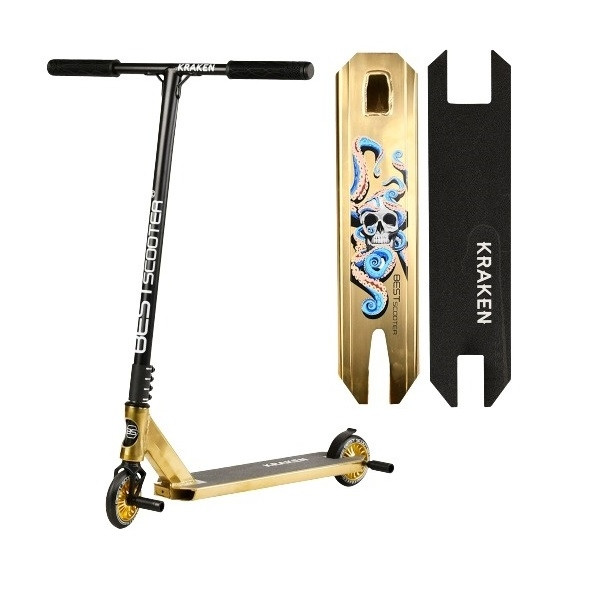Трюковий самокат Best Scooter Kraken HIC + Пеги 2 шт Бронзовий