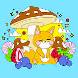 Набір для розпису по контурах для дітей Riviera Blanca Білочка 25x25 см (КА-125), фото 3