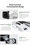 3D окуляри віртуальної реальності VR Shinecon SC-G04BS для смартфонів із пультом, фото 4