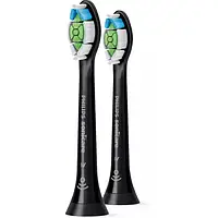 Насадка для электрической зубной щетки Philips Sonicare W2 Optimal (HX6062/13) Black 2шт