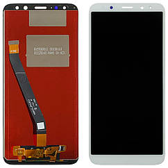 Дисплей (екран) Huawei Mate 10 Lite RNE-L01 RNE-L21 51091YGF з тачскріном (білий)