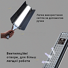 Лампа відеосвітло ручне 40 см R1000 204pcs RGB 360 лампа18W для селфі для тік току. Студійне світло., фото 3