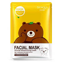 Тканевая маска Bioaqua C экстрактом зеленого чая Facial Mask Мишка OB, код: 1353243