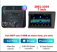 Junsun 4G Android магнитола для Volvo XC70 V70 S60 2001 - 2009 1G+16 тип В 7" 01-04