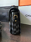 Жіноча сумка Louis Vuitton Metis сіра в клітинку шкіряна Луї Віттон метис, фото 3