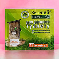 Засіб для дачних туалетів Доктор Робік 30 гр Зелений пакет (2 куб. м)