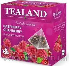 Чай фруктовий Tealand малина-журавлина 40 гр, фото 1