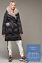 Жіночий пуховик ZLLY (Zilanliya) Чорний Розмір XL, фото 9