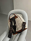 Жіночий рюкзак Michael Kors backpack бежевий Майкл корс, фото 8