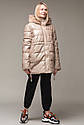 Жіночий пуховик ZLLY (Zilanliya) Капучино Розміри S, фото 6
