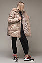 Жіночий пуховик ZLLY (Zilanliya) Капучино Розміри S, фото 7