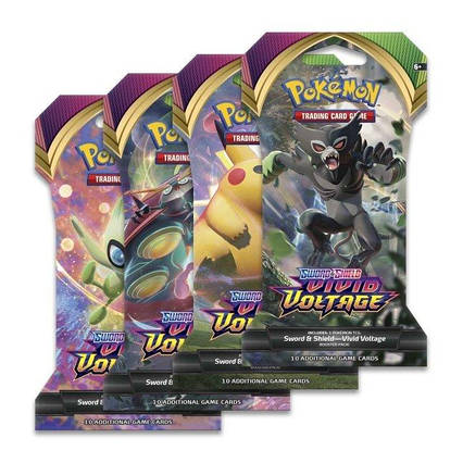 Pokémon TCG: Sword & Shield-Vivid Voltage Sleeved Booster Pack (10 карток)