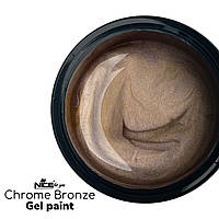 Металлизированная гель-краска Nice for you Chrome Bronze 5 г