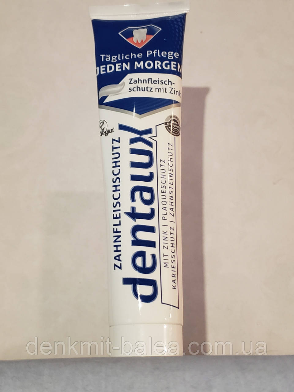 Зубна паста Захист від карієсу з цинком Dentalux Zahnfleisch mit zink 125 мл.