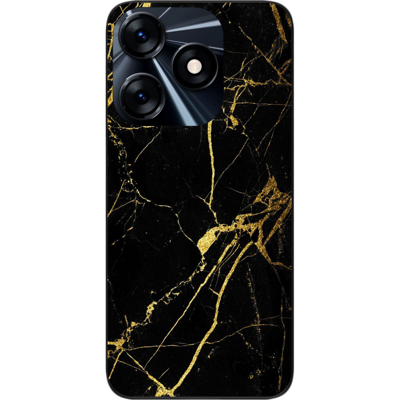 Оригінальний силіконовий чохол Case для Tecno Spark 10 з картинкою Мармур