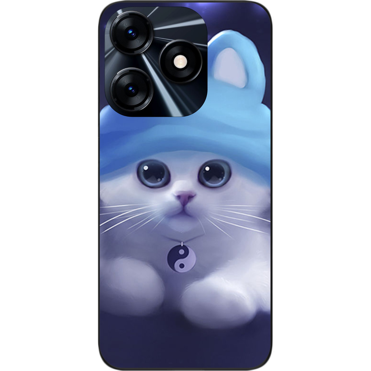 Оригінальний бампер Case для Tecno Spark 10 з картинкою Котик