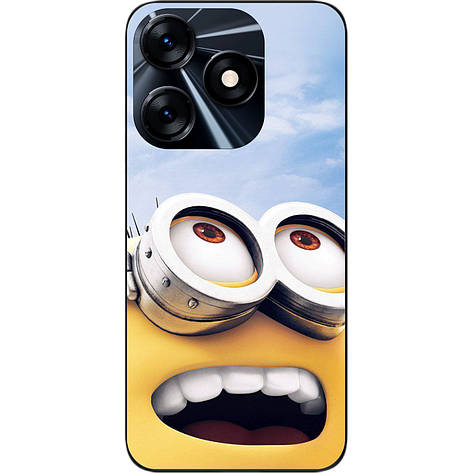 Силіконовий чохол Case для Tecno Spark 10 з картинкою Міньйон, фото 1