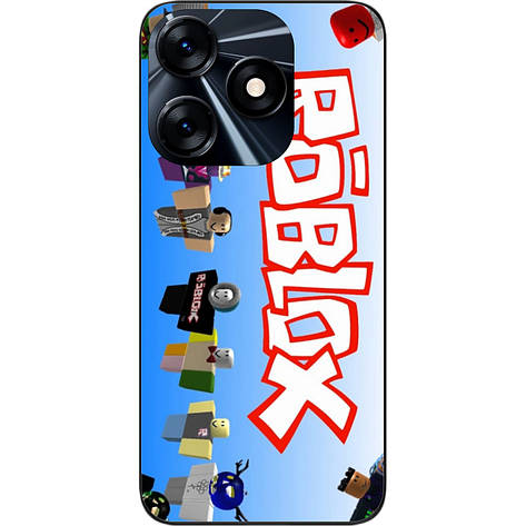 Силіконовий чохол Case для Tecno Spark 10 з картинкою Ігри Roblox, фото 1