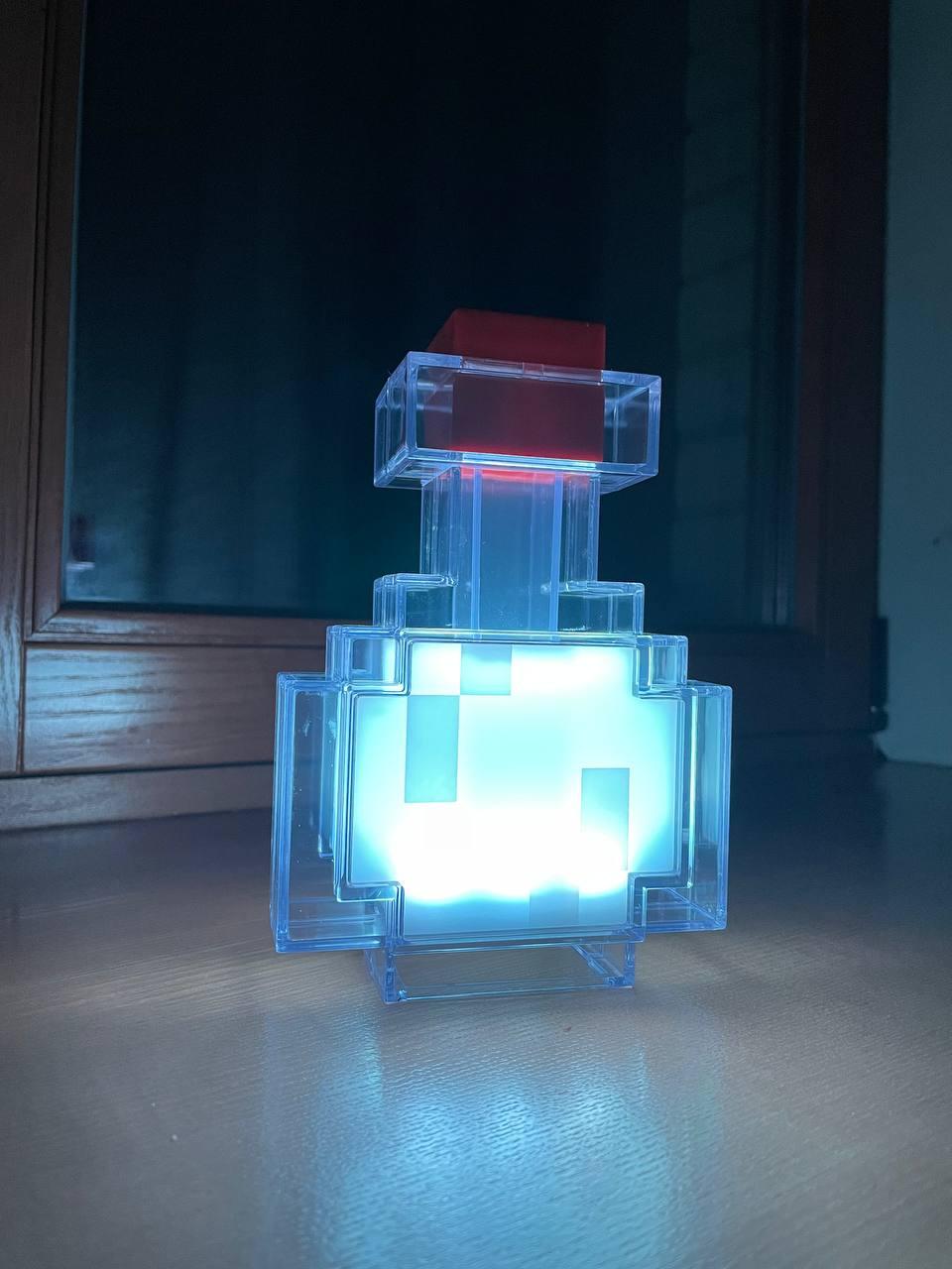 Ночник Led "Бутылка с снадобьем" в стиле Minecraft | Майнкрафт - фото 5 - id-p1988493552