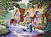 Набір для вишивання за нанесеною на канву схемою "Life in countryside ".AIDA 14CT printed , 47*36 см, фото 11
