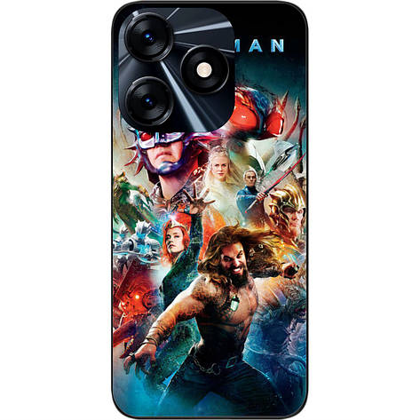 Силіконовий чохол Case для Tecno Spark 10 з картинкою Аквамен, фото 1