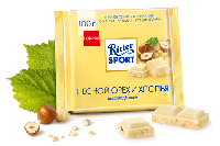 Белый шоколад Ritter Sport Цельный лесной орех и хлопья 100 г