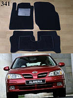 Ворсовые коврики на Nissan Almera (N16) '00-06
