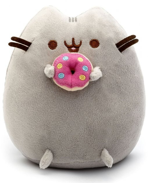 М'яка іграшка Pusheen Кіт з пончиком у лапках
