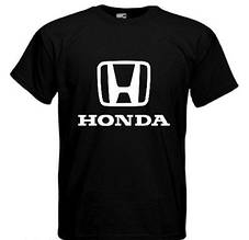 Крутая мужская футболка черная HONDA