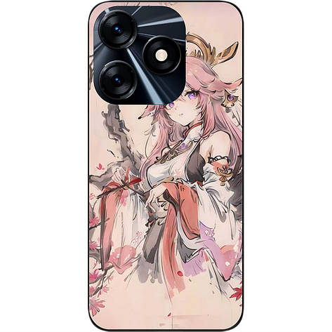 Силіконовий чохол Case для Tecno Spark 10 з картинкою Аніме Yae Miko, фото 1