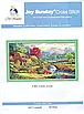 Набір для вишивання за нанесеною на канву схемою "Farm scene".  AIDA 14CT printed, 54*33 см, фото 3