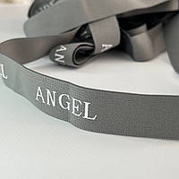 Резинка Angel для спортивной одежды 3 см - стальной