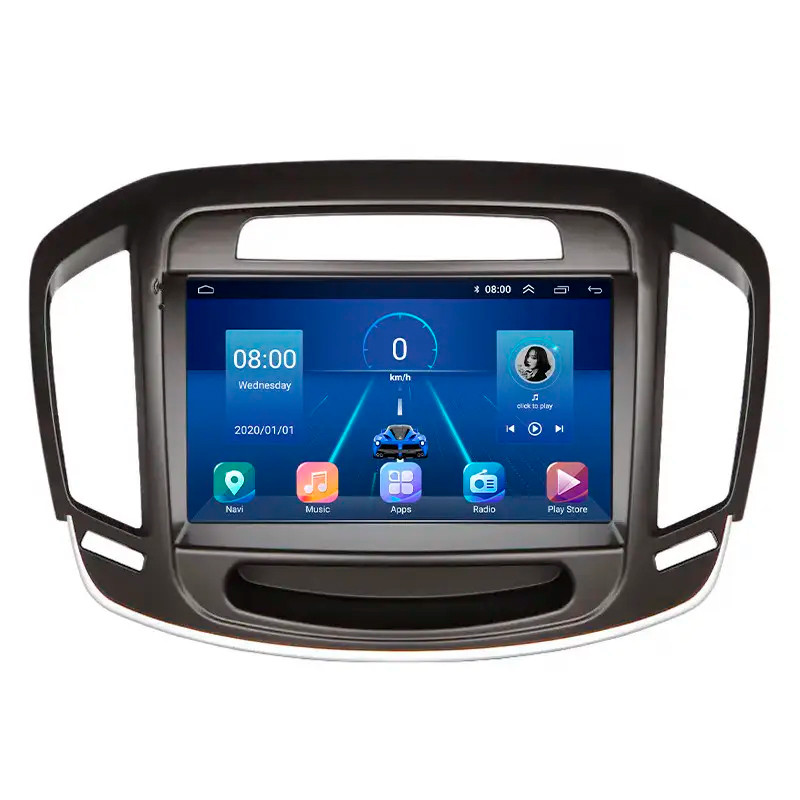 Штатна магнітола Lesko для Opel Insignia I Рестайлінг 2013-2017 екран 9" 6/128Gb 4G Wi-Fi GPS Top