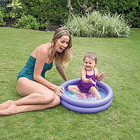 Дитячий надувний басейн Intex 59409 (15*61 см., 19 л., від 1 до 3 років) (Нейтрально-пурпурний) [Склад