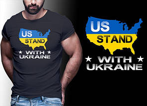 Футболка чоловіча патріотична Україна Чоловіча футболка Ukraina