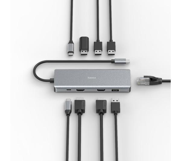 Док-станція Hama 200142 Multiport 9w1 , Гарантія, фото 1