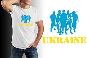Мужская футболка патриотическая Ukraine Чоловіча футболка патріотична Ukraine