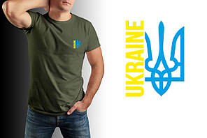 Патріотична футболка чоловіча Ukraine( Premium )
